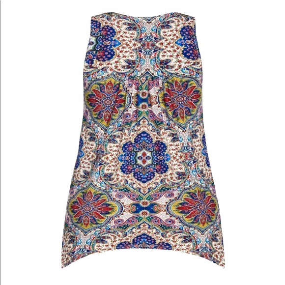 NWT Avenue 14/16 (1X) beaded print top - Picture 10 of 14